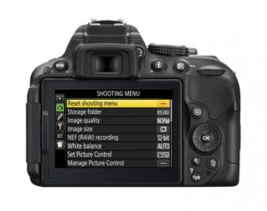 Réglages Nikon D5300 back